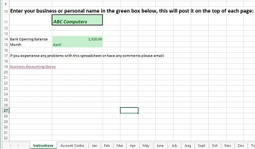 free Excel Cash book example Free Excel Cash Book example