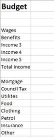 HOW TO BUDGET YOUR MONEY budget Income and expenditure