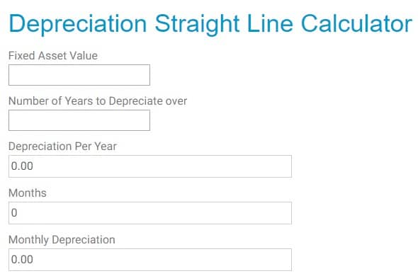Depreciation Accounting for Fixed Assets Depreciation Calculator