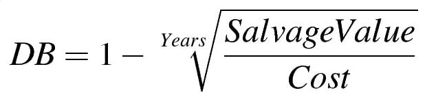 Depreciation Reducing Balance Method Formula for reducing balance method depreciation
