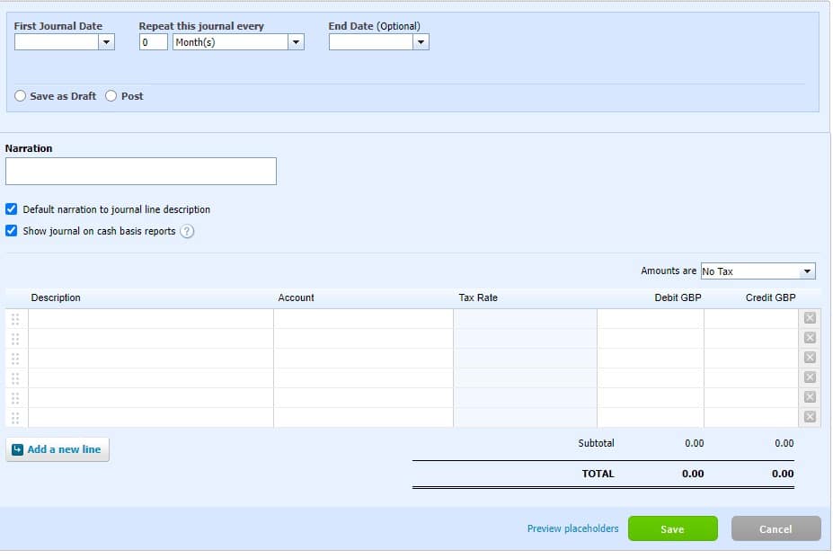 Prepayments in Accounting Xero repeating journal for prepayments