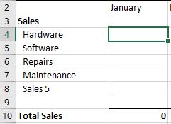 Profit and Loss Template Profit and Loss Sales