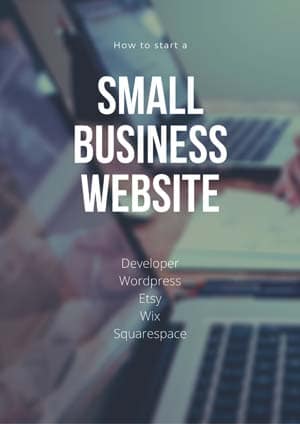 Small business web site