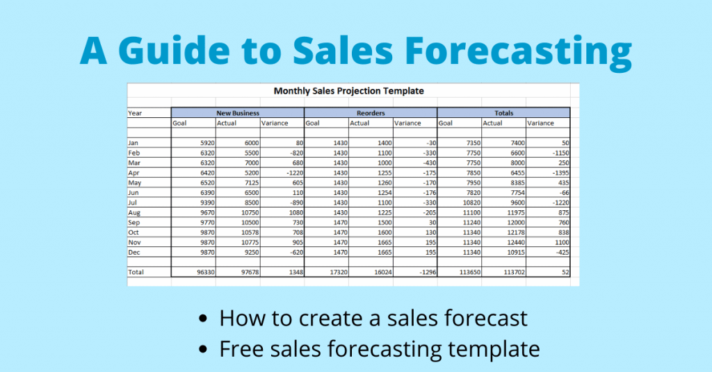 How to Create a Sales Forecast How to create a sales forecast