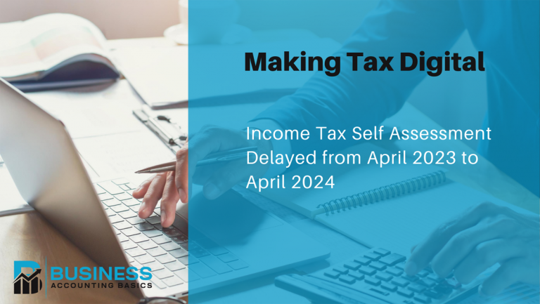 Making Tax Digital Income Tax Self Assessment