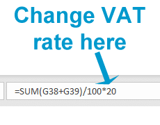 Free Purchase Order Template PO Template VAT rate