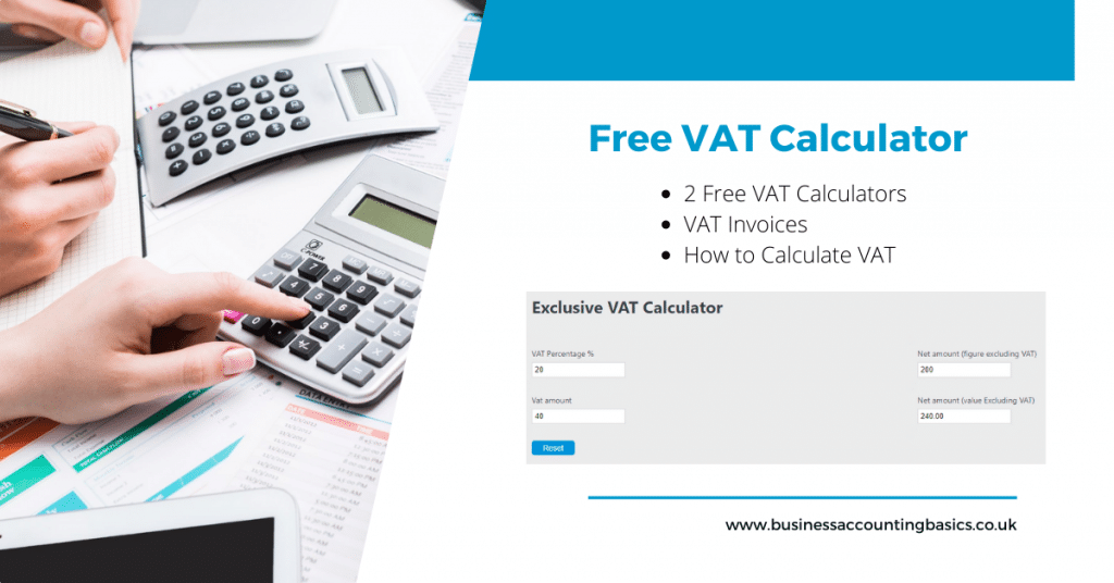 How does VAT Work for Small Businesses in the UK? Free VAT Calculator online UK