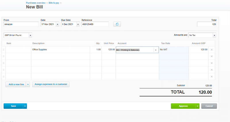 Xero Accounting Software Review Xero accounting software expenses and bill entry