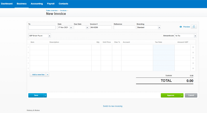 Xero Accounting Software Review Xero Accounting Software invoicing