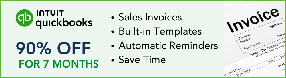 QuickBooks Banner sales invoice