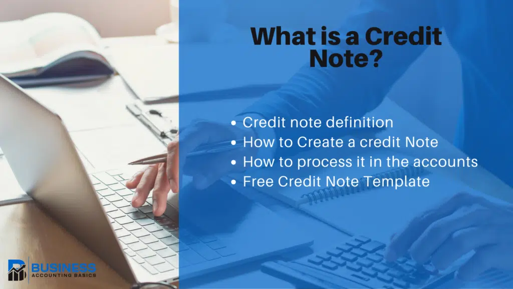 Credit Note Accounting What is a credit Note